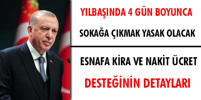 Yılbaşında 4 gün boyunca sokağa çıkmak yasak olacak