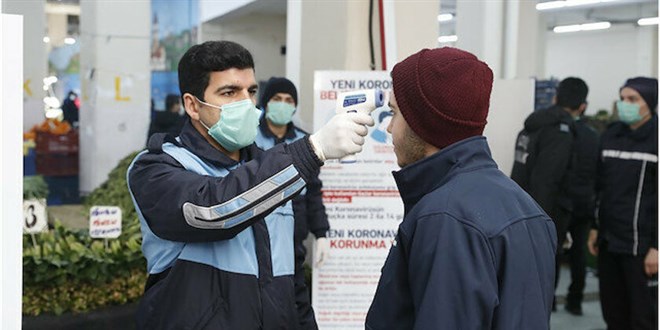 Bu ile gelen 46 kişi yüksek ateş nedeniyle karantinaya alındı
