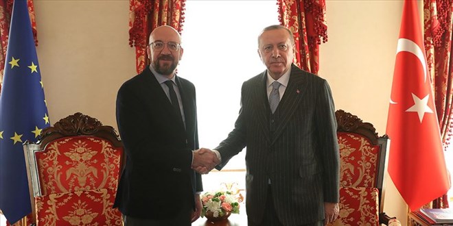 Erdoğan ile Michel'in iletişim kanalını açık tutma konusunda mutabık kaldığı bildirildi