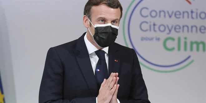 Koronaya yakalanan Macron'un katld yemee su duyurusu