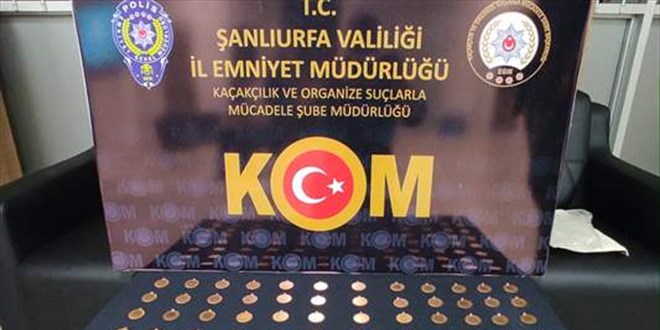 Şanlıurfa'da 100 sahte Cumhuriyet altını ele geçirildi