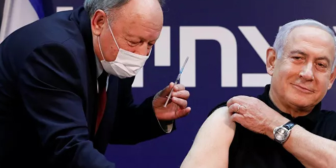 İsrail'de ilk Kovid-19 aşısı canlı yayında Netanyahu'ya yapıldı