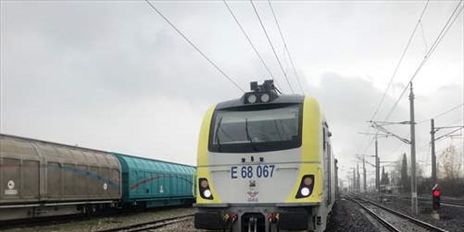 Çin'e gidecek ikinci blok ihracat treni Kocaeli'ye ulaştı