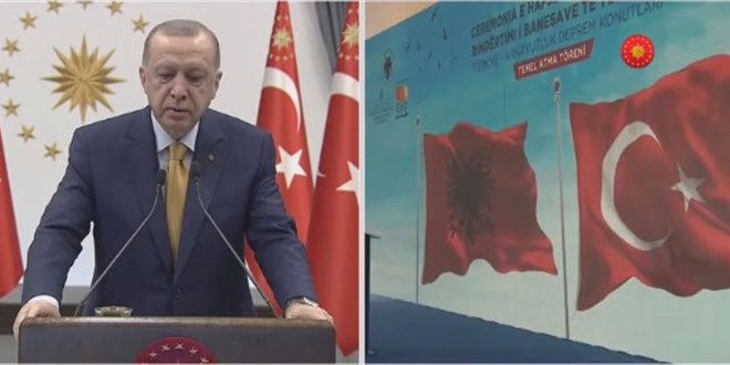 TOKİ'nin Arnavutluk'ta yaptıracağı konutların temeli atıldı