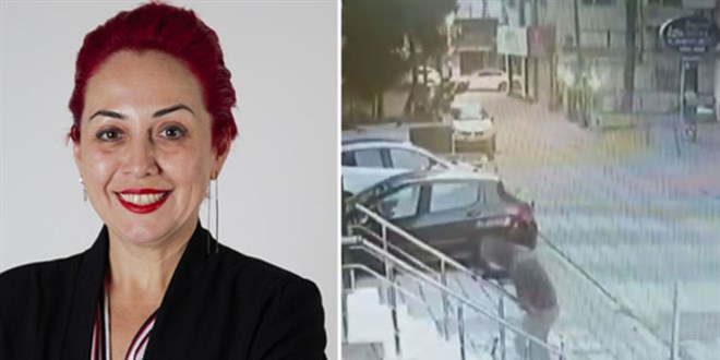 Aylin Sözer'in katilinin binaya girişi kamerada