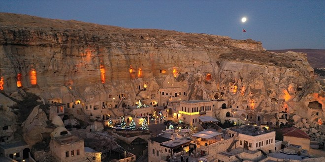 Kapadokya yeni yılı sakin karşılıyor