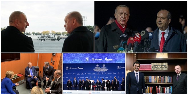 Erdoğan, 2020'de yoğun bir mesai dönemini geride bıraktı