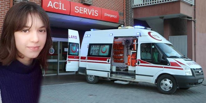 Liseli Hanife Büşra'nın başına yorgun mermi isabet etti
