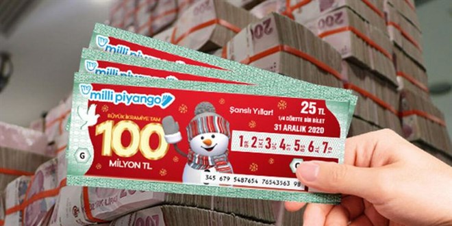 100 milyon liralık büyük ikramiye çeyrek bilete isabet etti