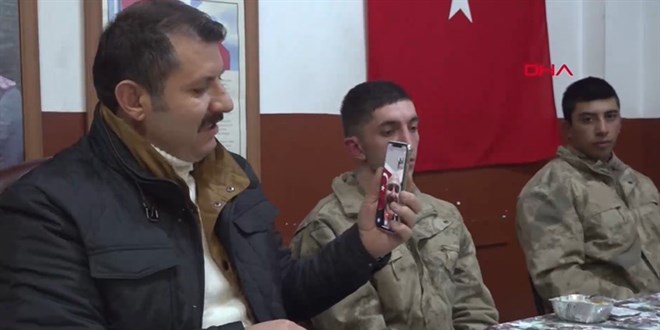 Bakan Soylu'dan, Sivas'taki askerlere sürpriz kutlama