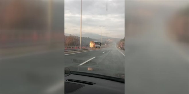 Ters yönde giden otobüs sahibine 1339 lira ceza kesildi