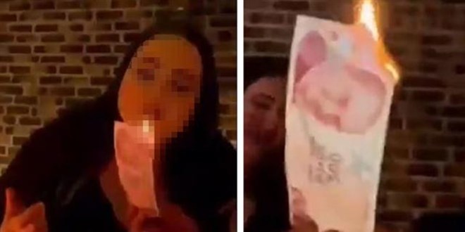 Tepki çeken görüntü! 200 lira ile sigaralarını yaktılar
