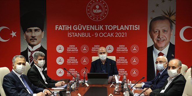 İçişleri Bakanı Soylu Fatih Güvenlik Toplantısı'na katıldı