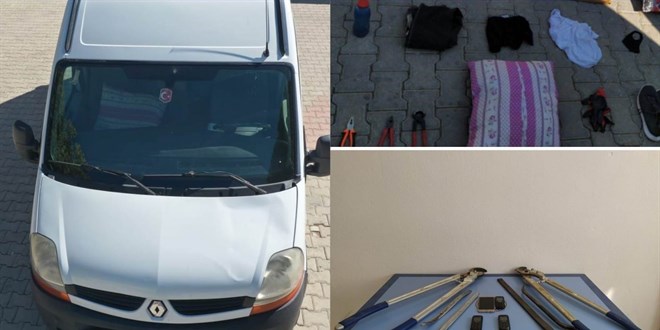 Kaymakamlık personeli hırsızlık için Denizli'ye gitmiş