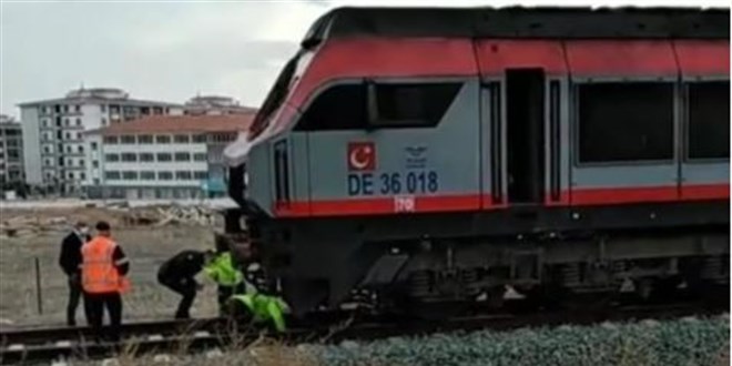 Amasya'da trenin çarptığı şahıs hayatını kaybetti