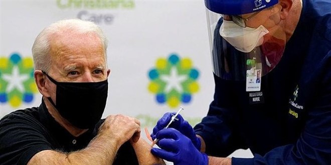 Biden, Kovid-19 aşısının 2. dozunu yaptırdı