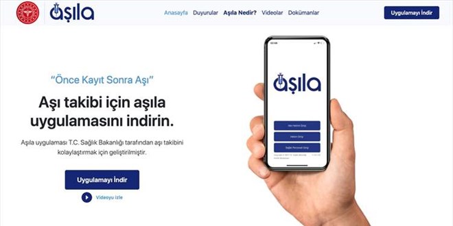Bakanlıktan aşılamanın takibi için mobil uygulama: Aşıla