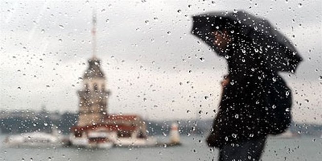 İstanbul'da beklenen yağış başladı