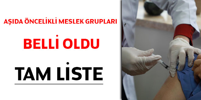 Ada ncelikli meslek gruplar sralamas belli oldu-Tam liste