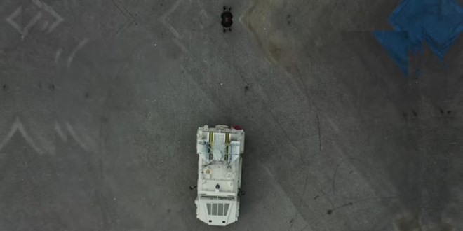 Silahlı drone Songar, askeri kara aracına entegre edildi