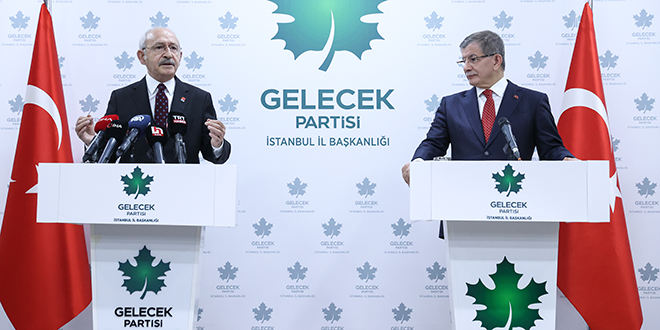 Kılıçdaroğlu'ndan Davutoğlu'na geçmiş olsun ziyareti