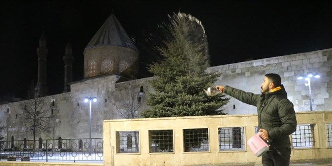 Sivas eksi 12 dereceyle buz tuttu