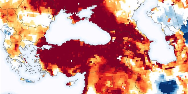 NASA paylat: Trkiye iin kuraklk uyars