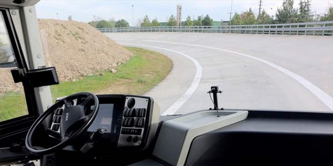 Türkiye'nin sürücüsüz otobüsü testleri başarıyla geçti