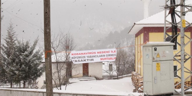 Yabanc�lar�n giremedi�i k�yde hi� korona vakas� g�r�lmedi