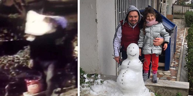 Bu kadar da olmaz dedirten olay! Kardan adamı çaldılar