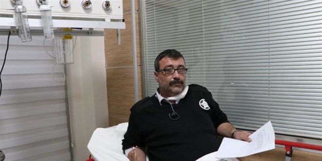 Hasta yak�nlar�na m�dahale eden g�venlik g�revlisi b��akland�