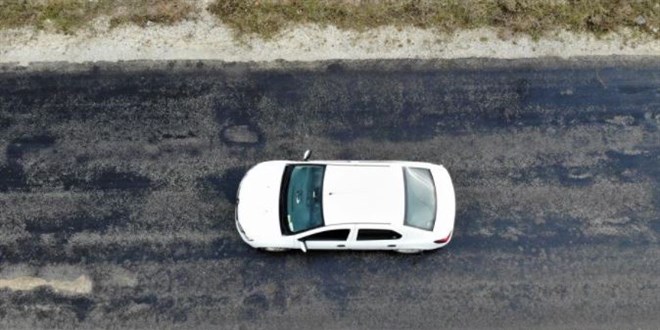 Eskişehir'de fizik kurallarını hiçe sayan yol