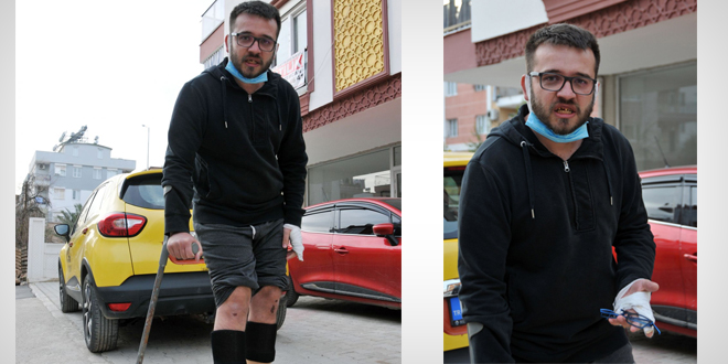 Dağlıca gazisini darbeden baba ve oğlu gözaltına alındı