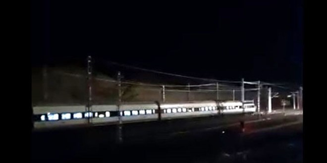 Ankara-Sivas YHT hattnda test srleri devam ediyor
