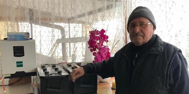 Kurduğu sistemle 10 yıldır elektriğe tek kuruş para vermiyor