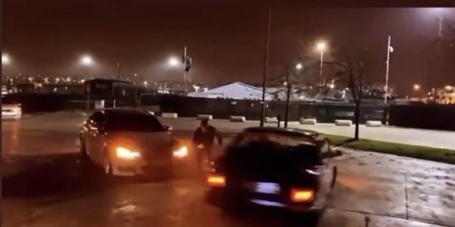 Yasağa rağmen asker uğurlama terörü kamerada