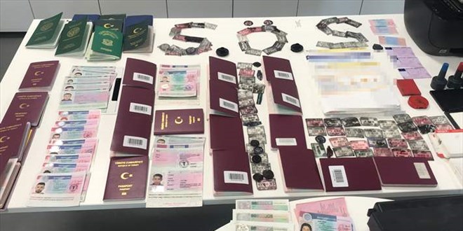 2 binin üzerinde sahte seyahat belgesi düzenleyen şüpheli tutuklandı