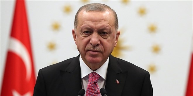 Cumhurbaşkanı Erdoğan şehit ailesine başsağlığı diledi