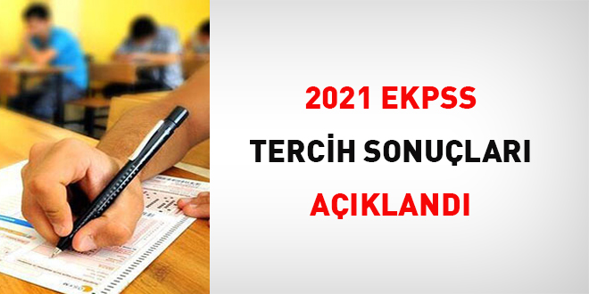 2021 EKPSS tercih sonuçları açıklandı