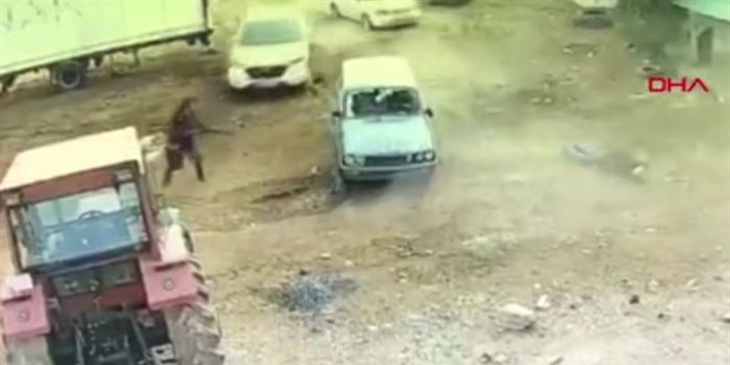 Kavgada silahlar konuştu, arabayla önüne geleni ezdi