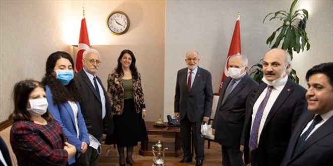 HDP'den Saadet Partisi'ne ziyaret