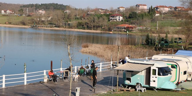 Sokağa çıkma kısıtlamaları karavan kampına ilgiyi arttırdı