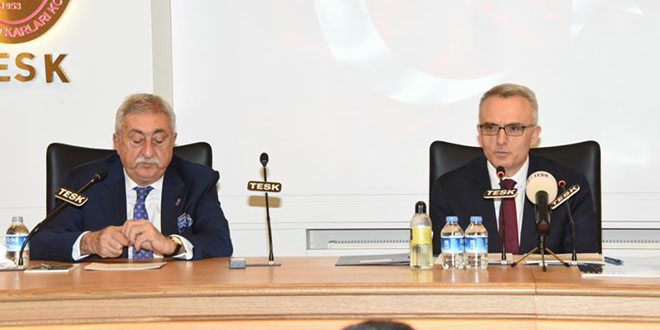MB Başkanı Ağbal ile TESK Başkanı 'fiyat istikrarını' görüştü