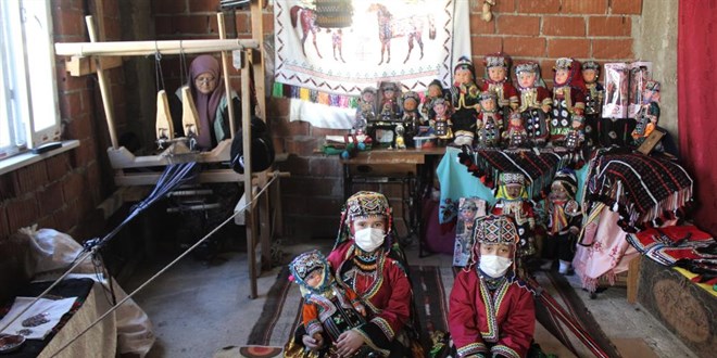 Bu k�yde her evin alt�nda y�zlerce y�ll�k at�lye var