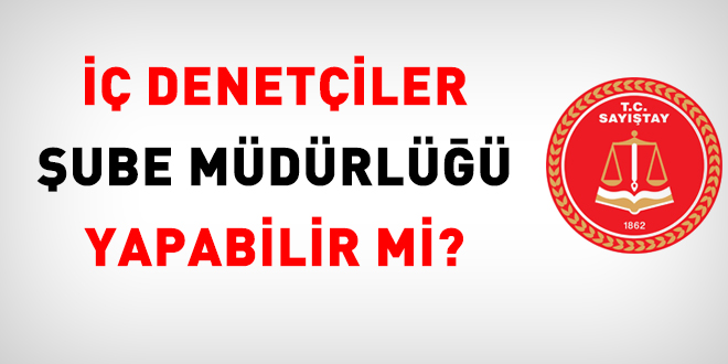  denetiler ube mdrl yapabilir mi?