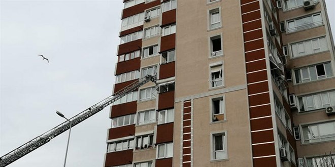 Bahçelievler'de 14 katlı binada patlama
