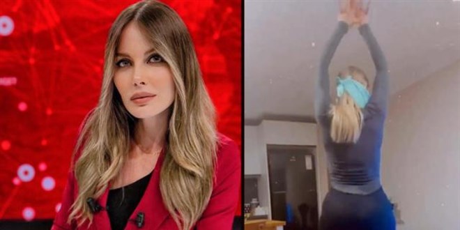 Mezdeke dansı yapan spiker Habertürk'ten kovuldu