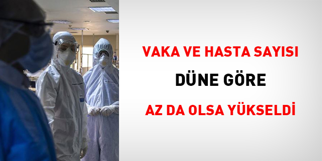 Vaka ve hasta says dne gre az olsa ykseldi