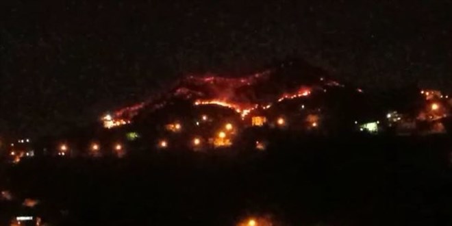 Trabzon'da yangın: Şiddetli rüzgar nedeniyle büyüme riski var