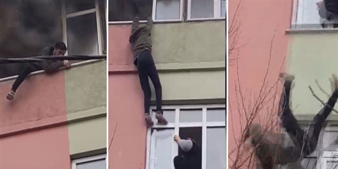 Ümraniye'de mahallelinin iki çocuğu kurtarma seferberliği